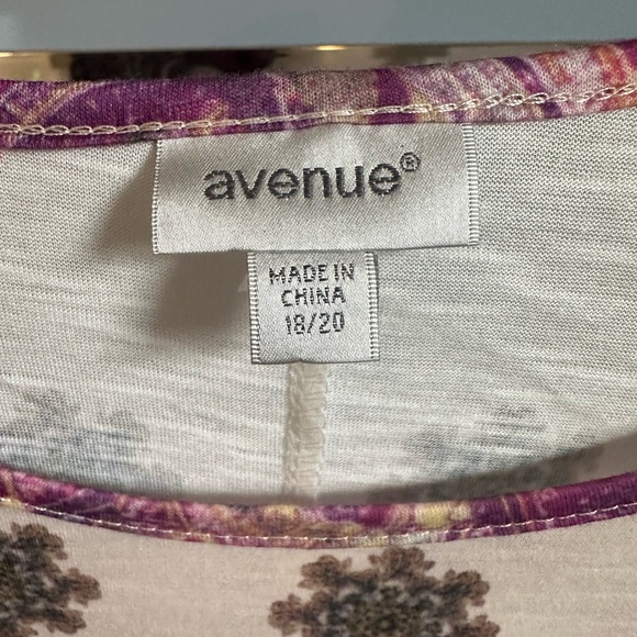 Avenue Vibrant Striped and Printed Blouses - Picture 3 of 6